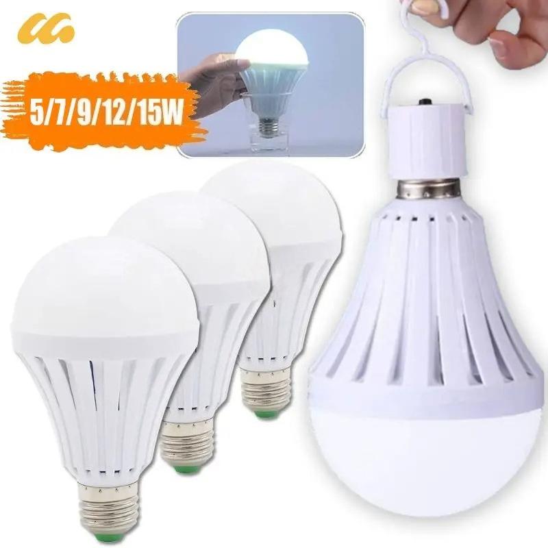 Wiederaufladbare Glühbirne LED-Glühbirne E27 Notfall-LED-Glühbirne E27 Lampe Glühbirne Haushaltsbeleuchtung Lampe für Innen Außen
