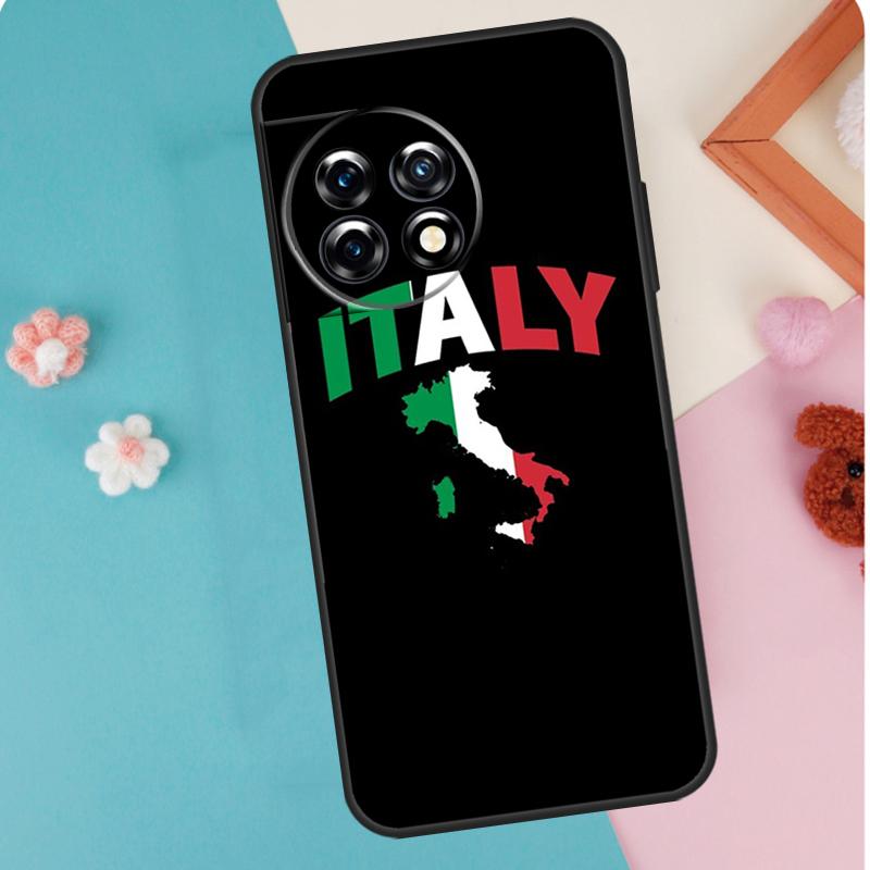 Italy Flag Case For OnePlus 13T 10T 8T 10R 12R 13R 15R 11 12 13 15 Nord CE 5 2 3 4 Lite N20 N30 Cover
