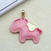 Instant Money Cartoon Pony Pendant Keychain for Couples