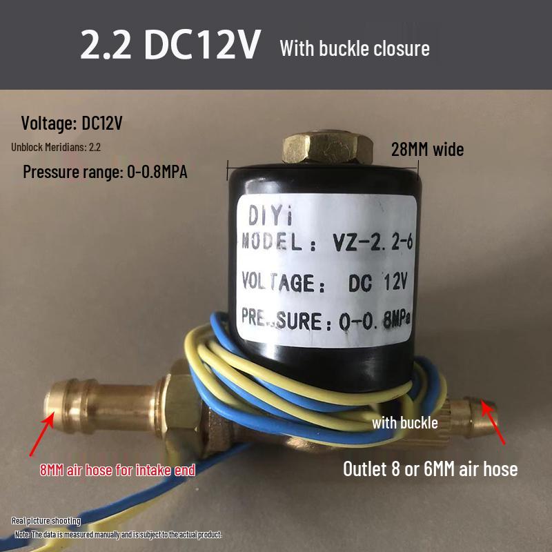 MIG/MAG & TIG Welder Solenoid: 220V, 12V Electromagnetic Gas Valve, 24V Electric Valve, 36V Argon Valve with Retaining Clip, 1.5