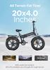 ENGWE EP-2PRO 250W  Powerful Motor 48V 13AH Lithium Battery Electric Bike 20*4 Inch Fat Tire Adult Folding Electric Bicycle