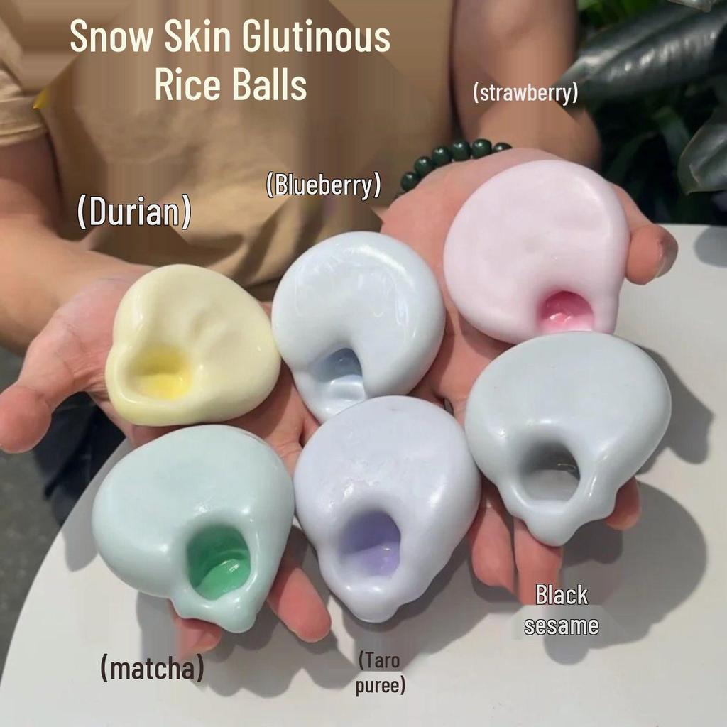 Internet Celebrity Mochi Ball: Shapable Ice Skin Toy for Creative DIY Stress Relief