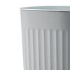 Mülleimer Große Kapazität Vertikale Streifen Tragbare Griff Unbedeckt PP Mülleimer Papierkorb für