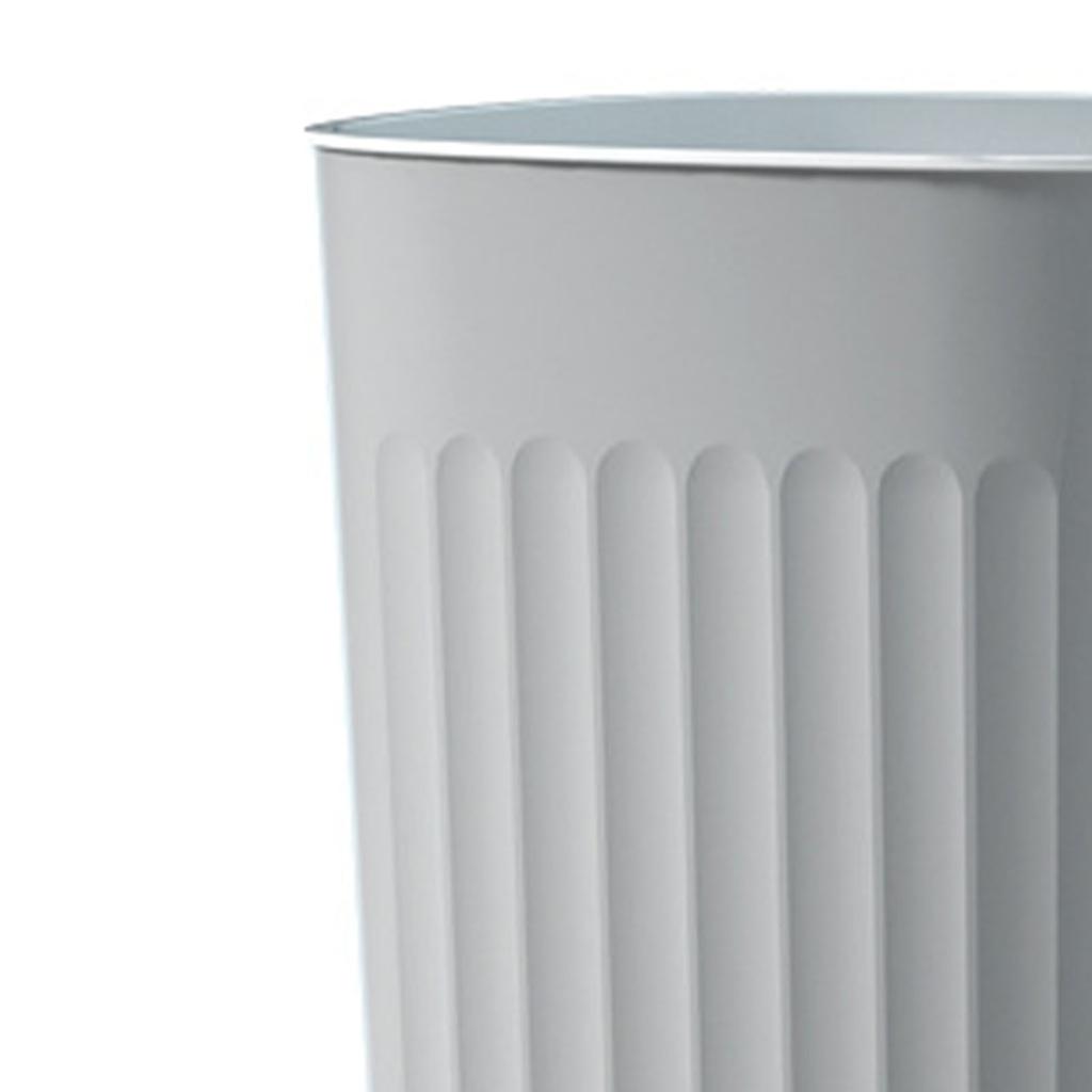 Coș de gunoi Capacitate mare Dungi verticale Mâner portabil Descoperit PP Coș de gunoi Coș de gunoi pentru