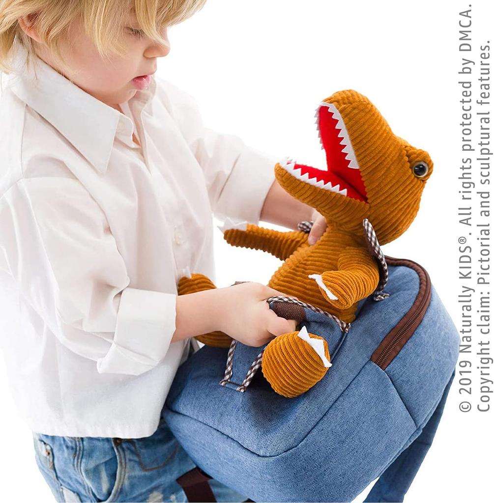 Dinosaur Backpack with Dinosaur Toys for Kids Ages 3-5 - Dinosaur Toys for Boys Ages 3, 4, 5, 6, and 7, Birthday Gift - Toddler Kindergarten