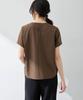 AC by Alpha Cubic Stretch Nylon Rush Blouse UV Size Mocha Bi-Motion (Cooling, Protection, Water-Repellent) Women's, 353783,