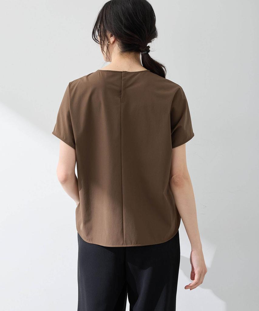 AC by Alpha Cubic Stretch Nylon Rush Blouse UV Size Mocha Bi-Motion (Cooling, Protection, Water-Repellent) Women's, 353783,