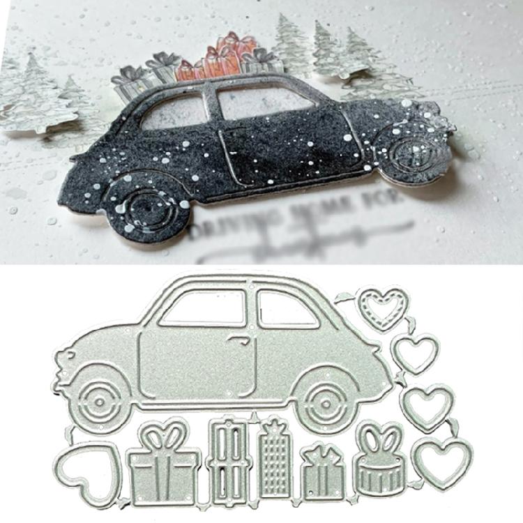 Car Cutting Dies Greeting Invitation Message Card Birthday Celebration Blessing