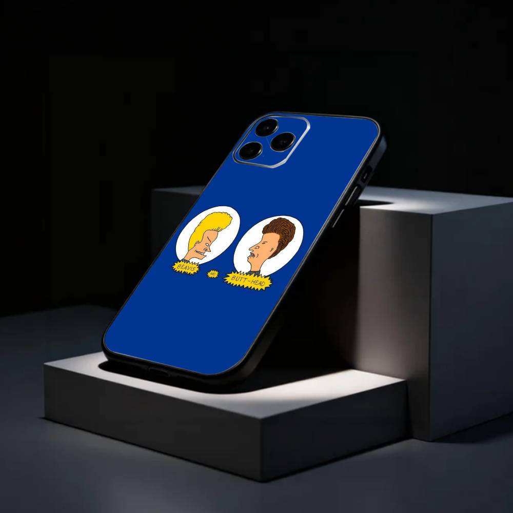 Cartoon B-Beavis and B-Butt-head Phone Case Silicone Soft For IPhone 17 16 15 14 13 12 11 X XR Plus Pro Max Plus