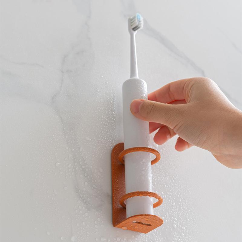 1PC Wall-Mounted Electric Toothbrush Holder Razor Holder Storage Self-AdhesiveToothbrush Organizer Bathroom Accessories