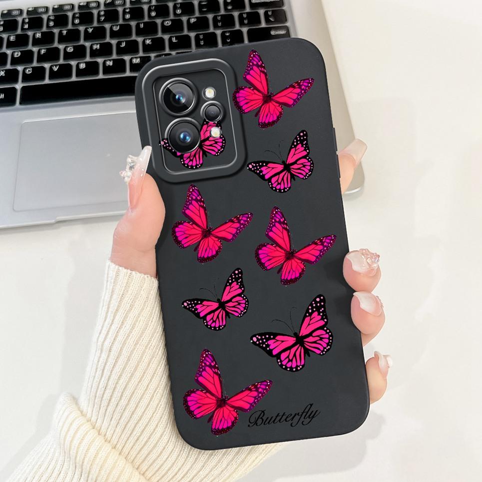 Cover per Telefono Femminile Cuore d'Amore per Realme GT2 Pro Custodia Realme GT Neo2 GT2 GT Neo 3T Funda Silicone Morbido Opaco Protezione Lente Capa