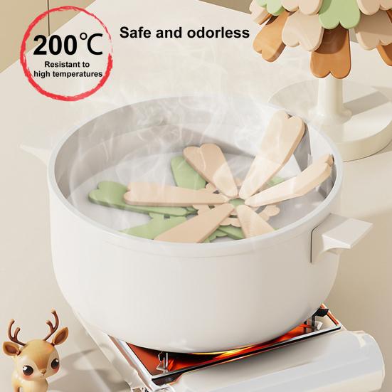Yousheng Silicone Trivet for Hot Dishes Christmas Tree Pot Holder Heat Resistant Coasters Insulation Pad for Kitchen