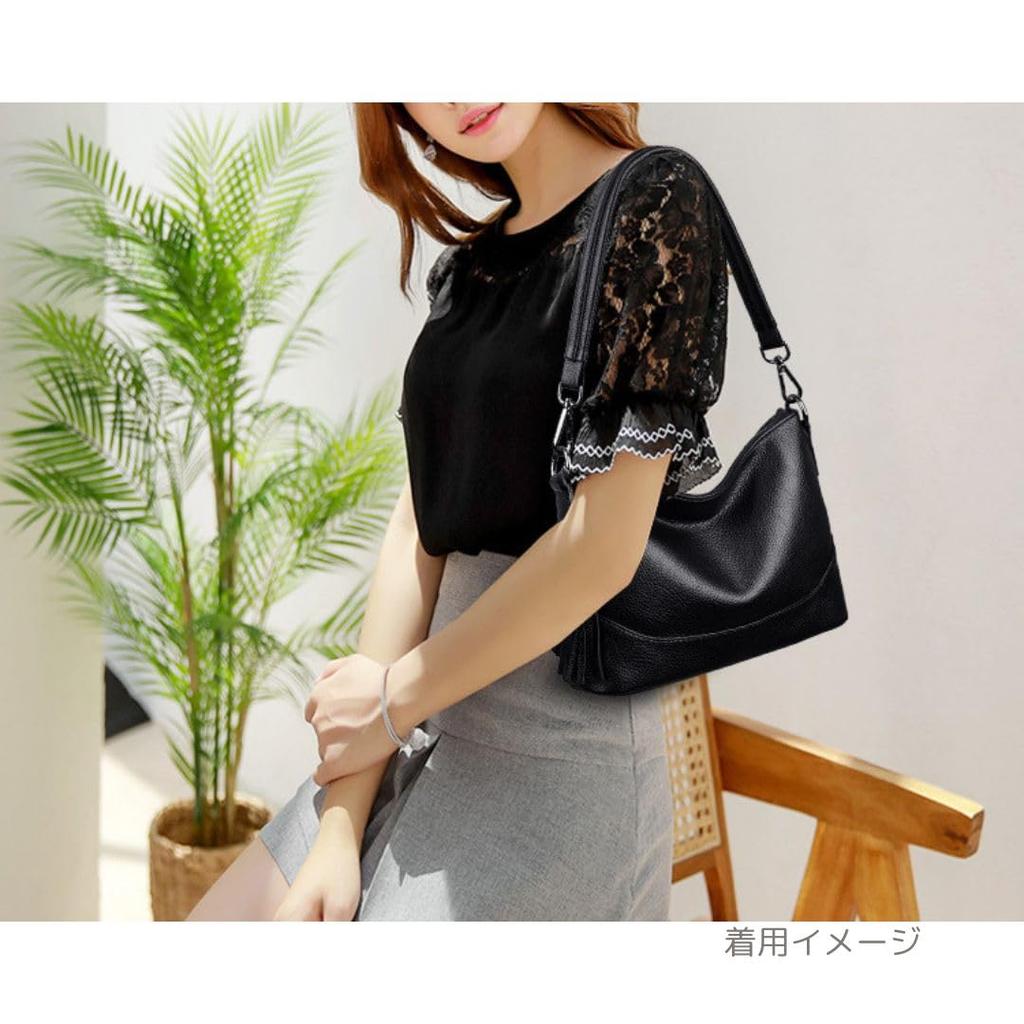 Shoulder Genuine for with Popular In Large Shoulder Crossbody Brown [REMARSO] Bag, Handbag, 2-way, Leather, Women, Tassels, Korea, Elegant, Stylish,