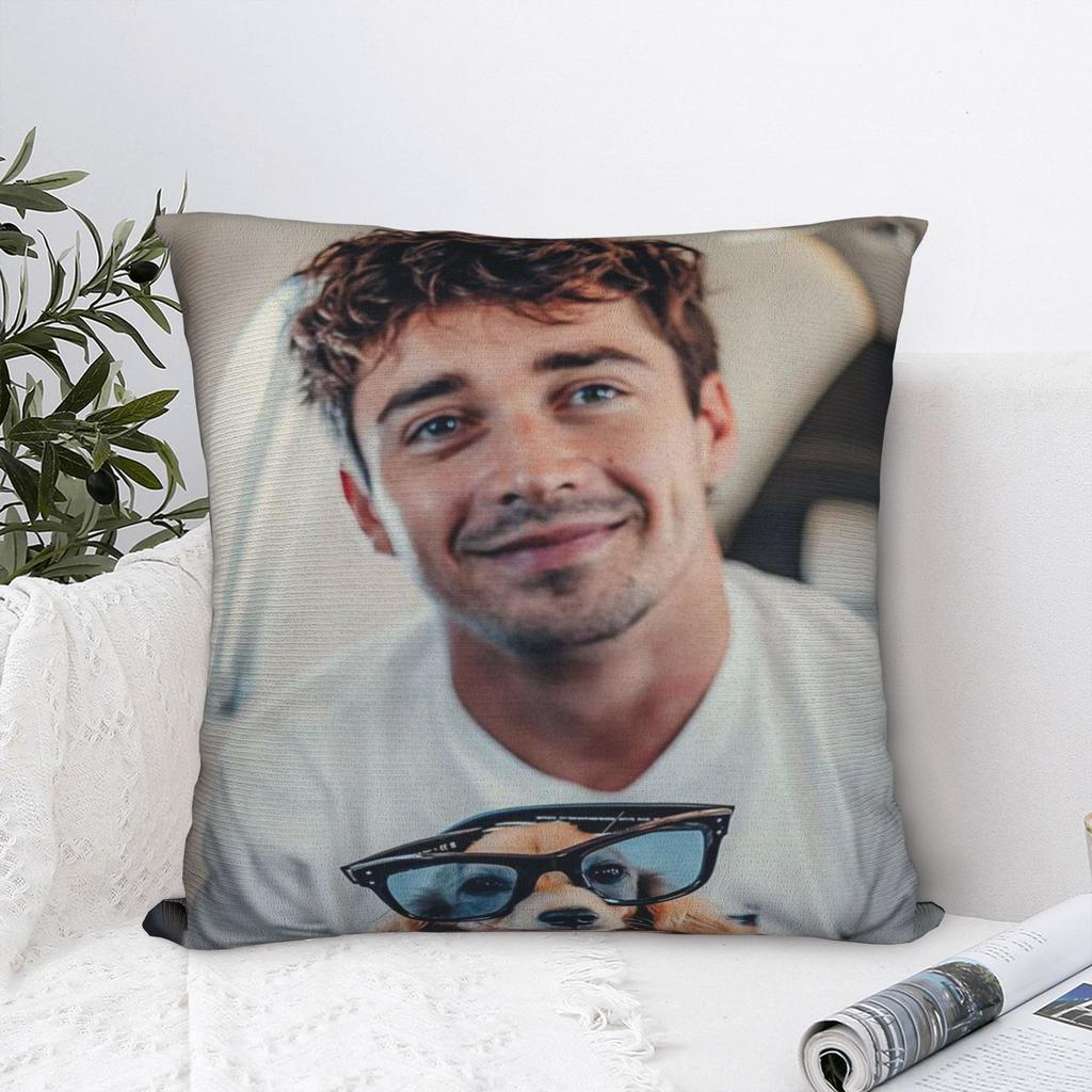 C-Charles Leclerc Pillowcases Stuff Printing Cushion Cover Decoration Throw Pillow Case Cover Car Multi Size