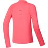 Fila Fitness Logo Solid Color Slim Fit Long Sleeve T-Shirt Women Tops Coral A11W441201F-RD