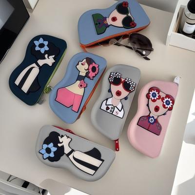 Silicone Small Items Pouch Dustproof Cosmetic Bag Portable Glasses Storage Box