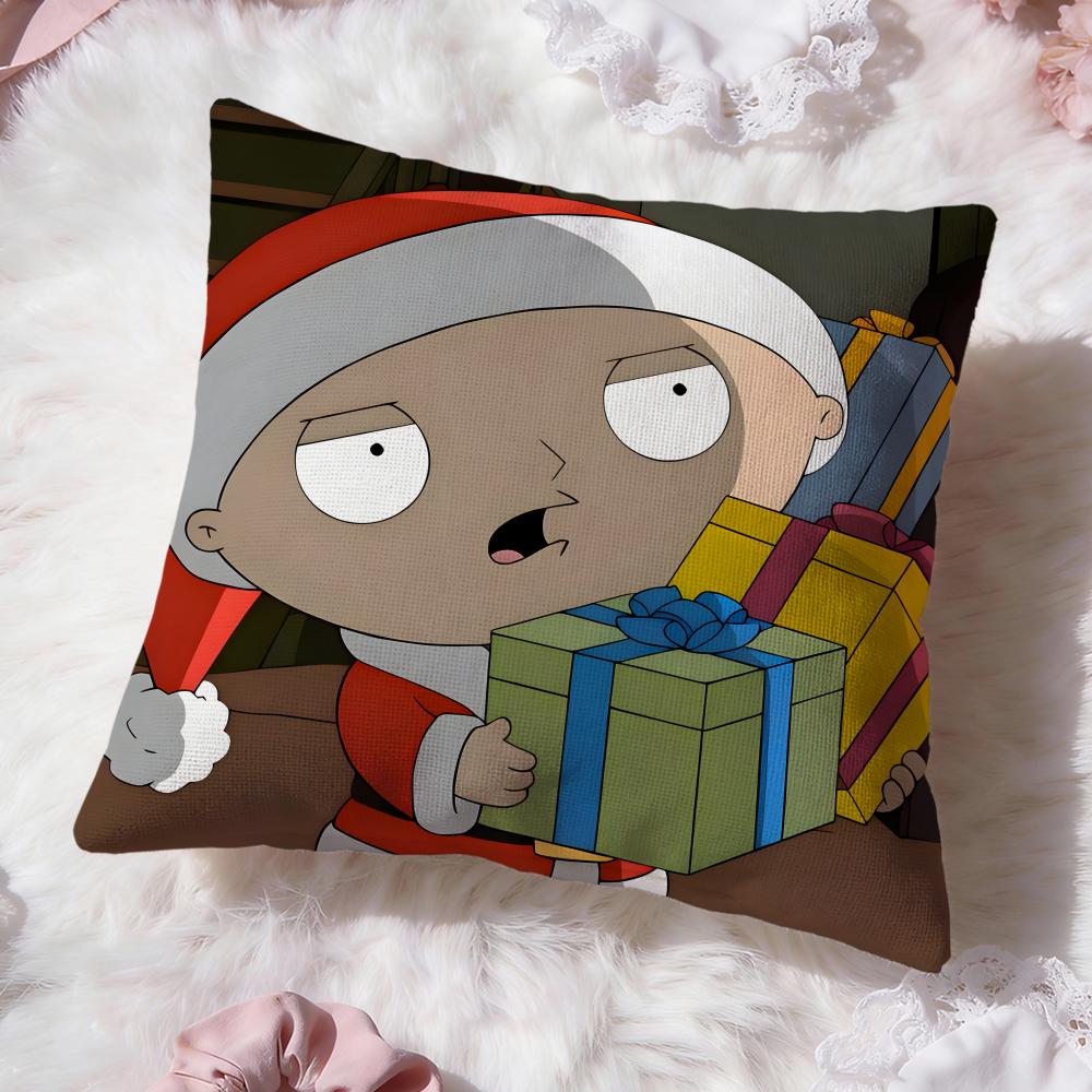 Anime F-Family GuyS Cushion Cover Premium Comfort Reversible Pillow Cove -Two In One Design for Any Room & Car Interior