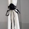 2PCS Elegant Ribbon Curtain Buckle Multi-function Curtains Tie Rope Curtain Straps  Living Room