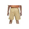 Jordan Solid Logo Woven Casual Shorts Men Bottoms Sesame-Yellow DQ7876-252