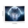 Psychedelic 3D Wolves Tapestry Customizable Tapestries Of Various Styleswall Hangings Celebrity Photo Printingwall Hangings