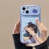 The Orange Girl of Thought Is Suitable for IPhone 16pro Phone Case 15, Flip Mirror 14, Transparent Silicone 8, Cute