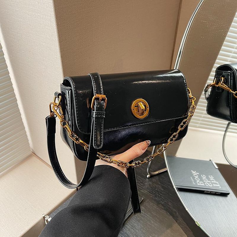 Retro fashion small square bag women's autumn and winter new high-end niche versatile chain single shoulder messenger bag