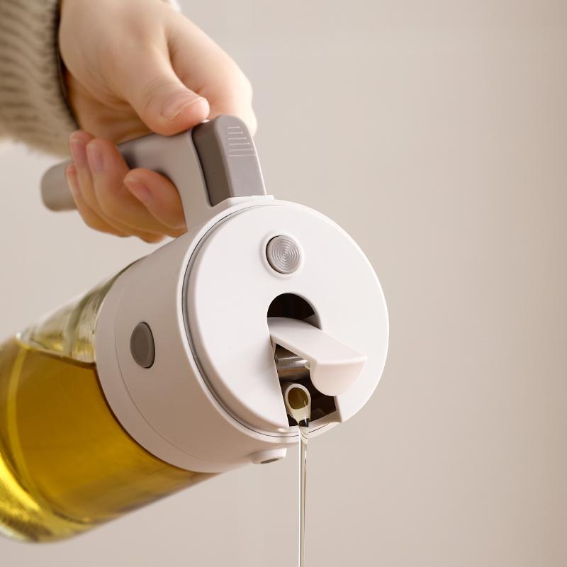 550ml Olive Oil Dispenser 2 in 1 Oil Sprayer for Cooking Glass Oil Spray Bottle Oil Dispenser and Oil Sprayer Kitchen Gadgets