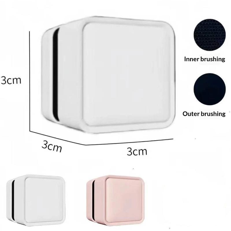 Mini Square Magnetic Brush Aquarium Glass Cleaner Scratch-Resistant Glass Cleaner Magnetic Brush For Small Aquarium Fish Tank