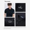 Navigare Men's Skin-Friendly Stretch Short-Sleeve Polo Shirt