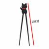 Household  Silica gel Cute Cat  Helper Flatware Training Chopsticks Practice chopsticks