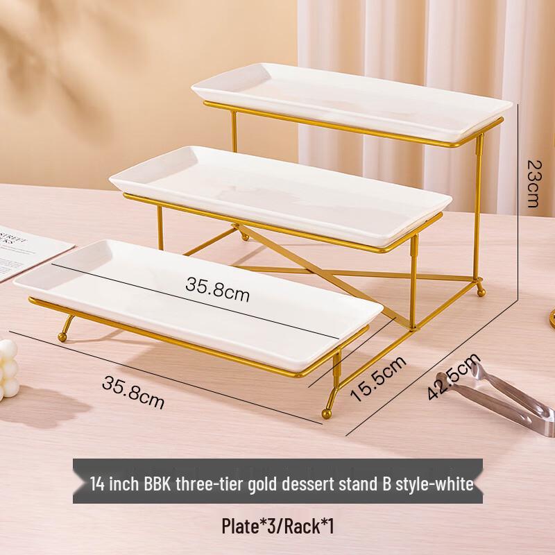 Three-Tier Dessert & Snack Display Stand