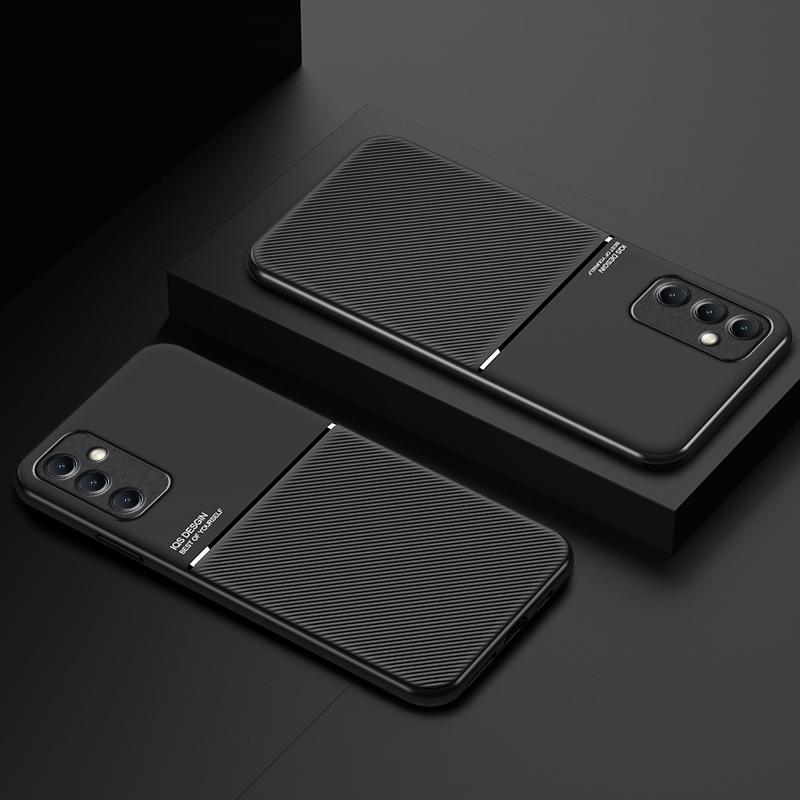 Magnetické tenké pouzdro do auta pro Samsung Galaxy A54 5G A55 A15 A25 A35 A34 A24 A14 A12 A32 A52 A13 A33 M23 M52 TPU Kožený kryt Funda