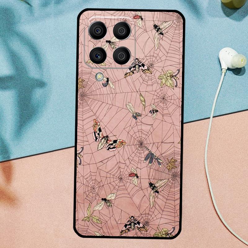 Luxury Blue Butterfly Butterflies For Samsung Galaxy M14 M34 M54 M20 M06 M16 M12 M13 M15 M35 M55 M33 M53 M21 M31 M32 M52 Case