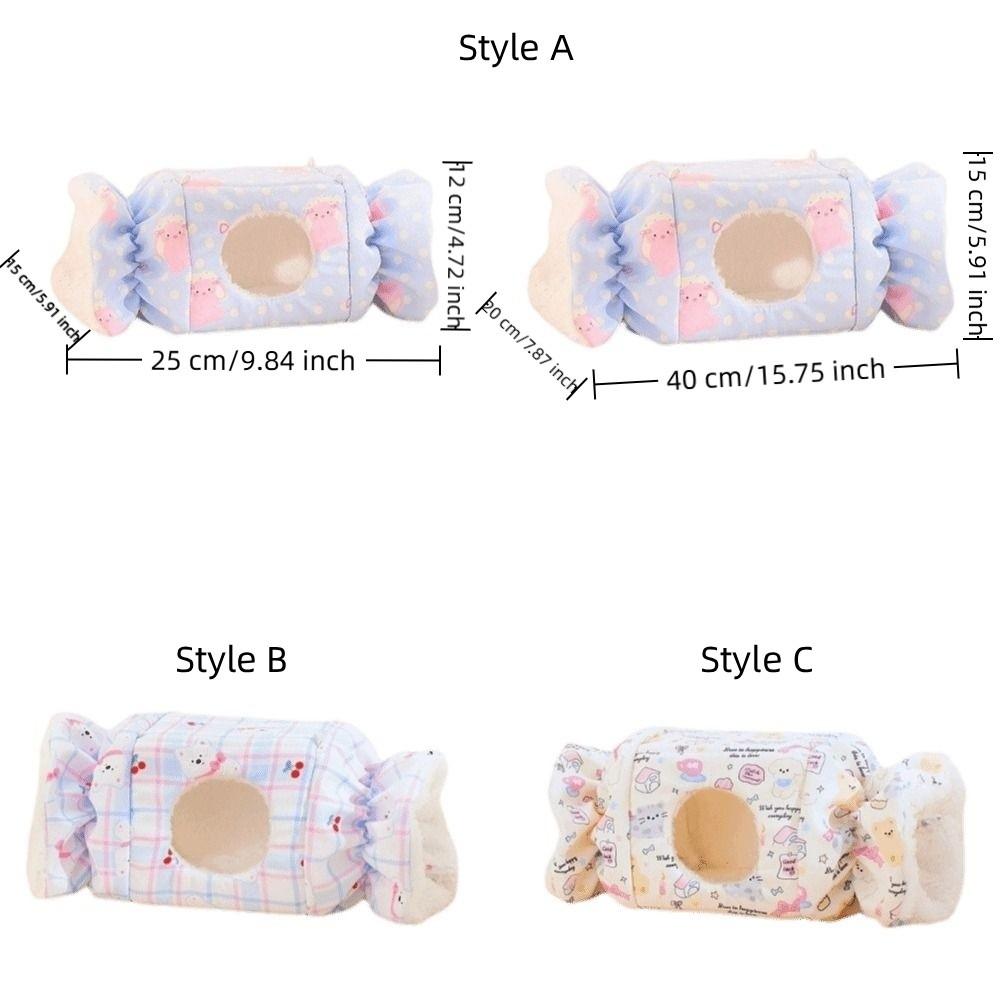 Soft Hamster Candy Nest Warm Bird Shelter Cute Hamster Hideout  Pet Cage