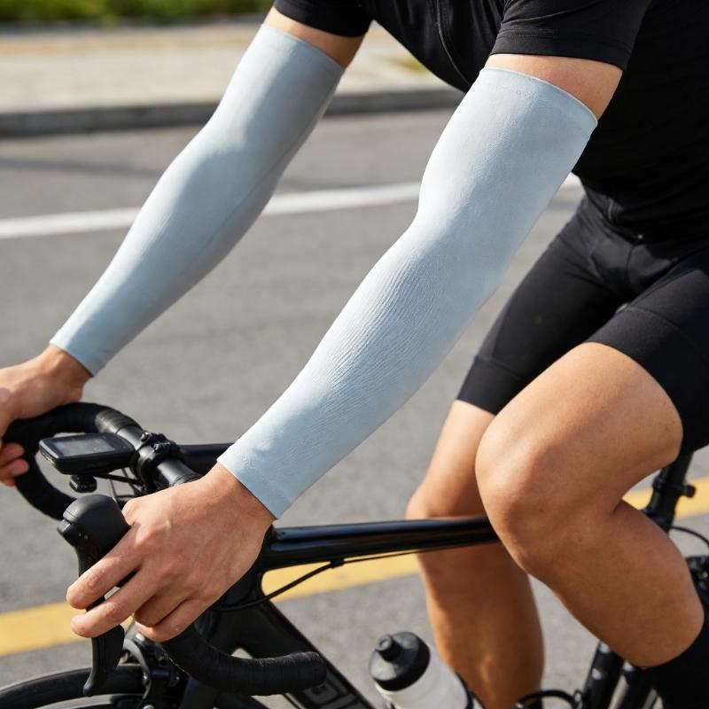 Unisex Ademende Zonwerende Armhoezen Comfortabele Armmouwen voor Voetbal Motorrijden Vissen En Fitness