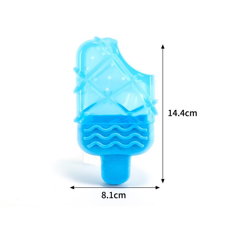 Pet Chew Stick Ice-Freezable Cooling Toy for Dogs - Popsicle Pacifier Ring for Heat & Boredom Relief