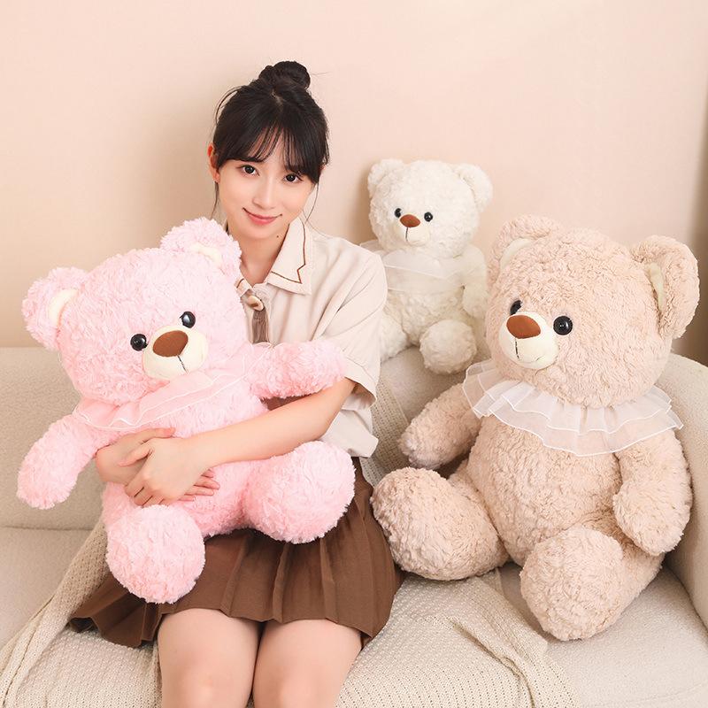 Girl Heart Princess Bear Teddy Bear Doll Plush Toy Bear Hug Bear Doll Children Soothing Doll