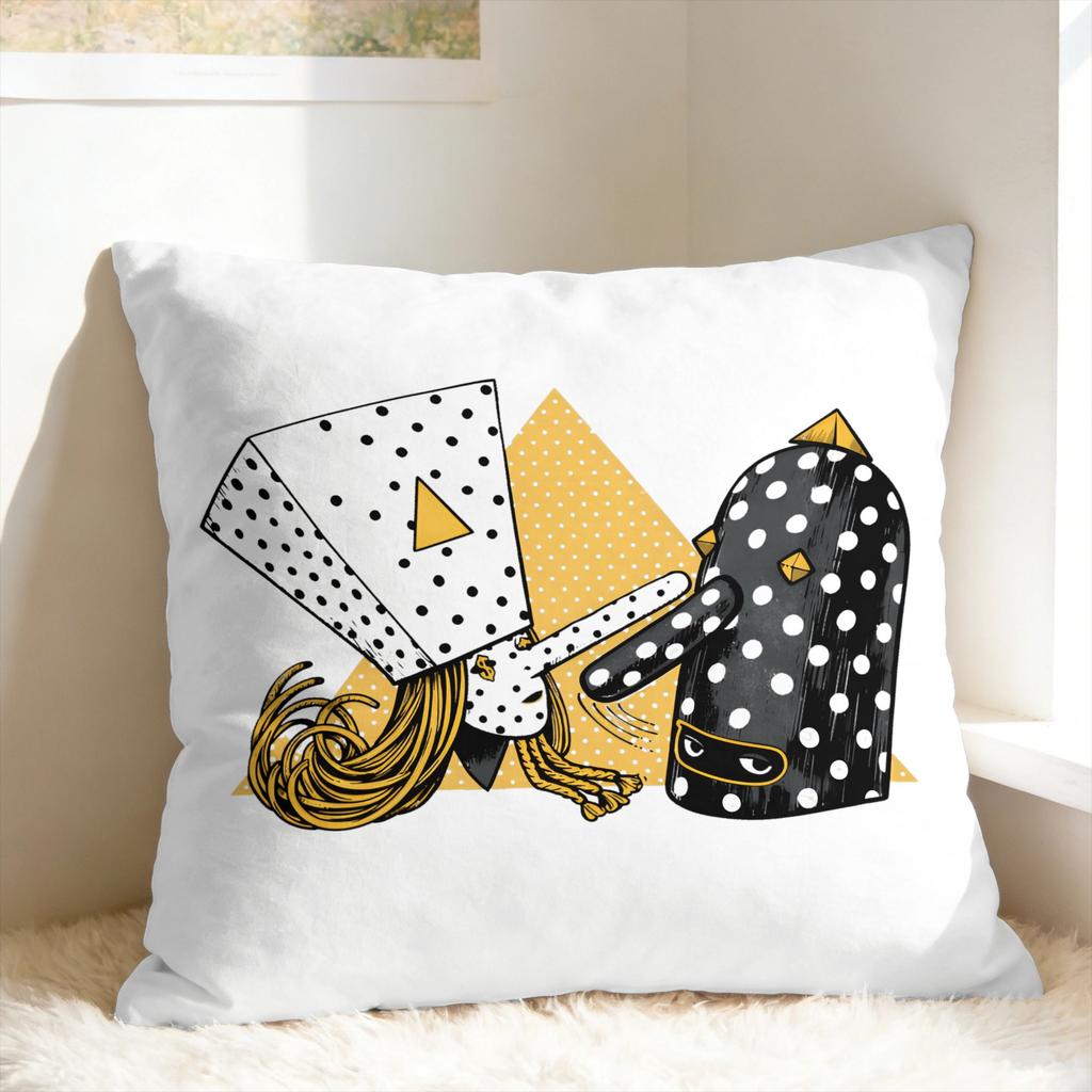 Angine De Poitrine ROCK Band Pillow Case Square Pillow Cover Funny Cushion Cover For Living Room Sofa