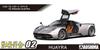 Aoshima Bunka Kyozaisha The Supercar Series Pagani Huayra 2012 Plastic Model Black 1/24 No.02
