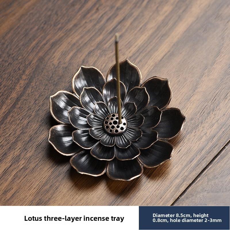 Lotus Incense Holder Multifunctional Incense Holder Incense Gourd Incense Holder Incense Holder Alloy Incense Holder 7