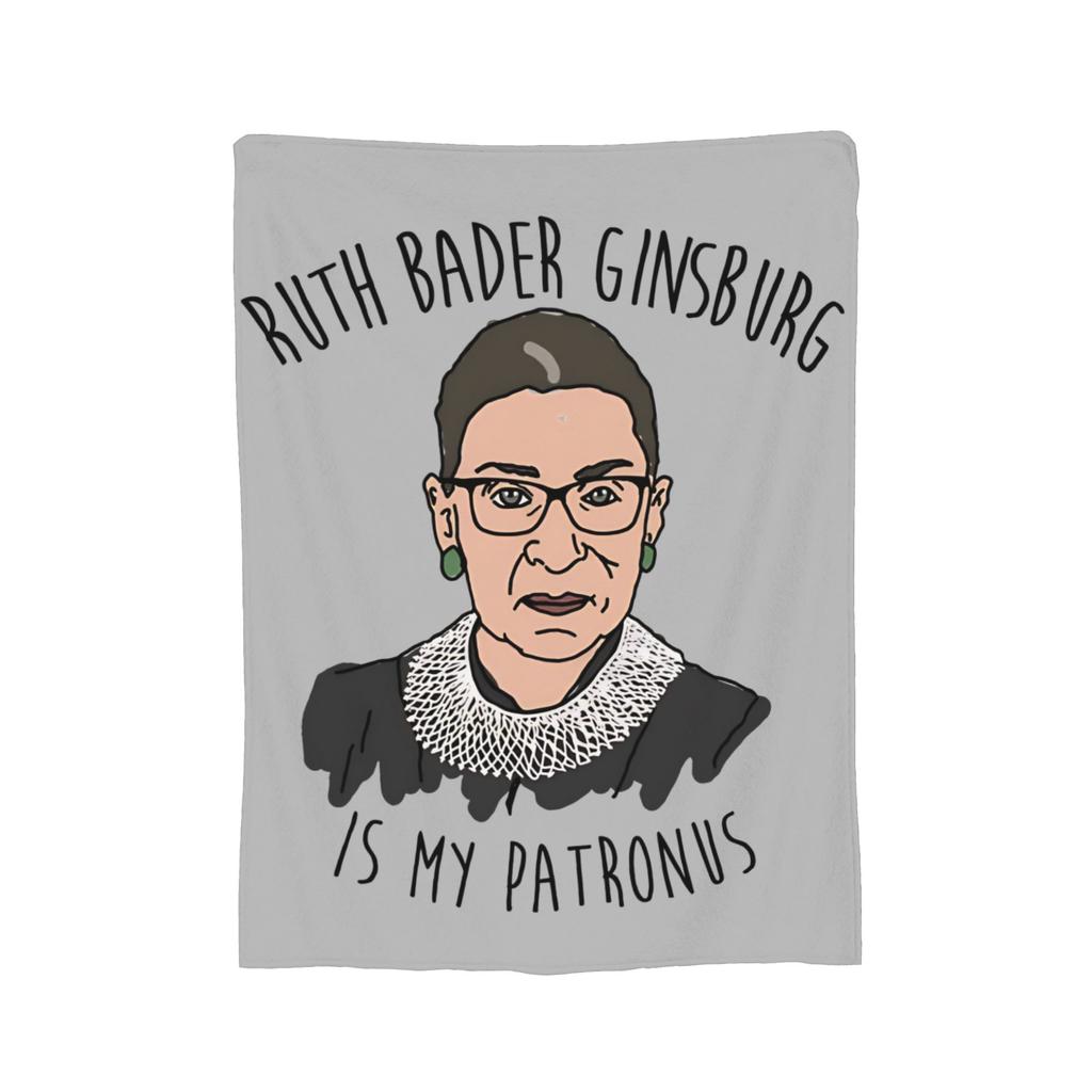 Rest in Power Ruth Bader Ginsburg Blankets Flannel Textile Decor Portable Super Warm Throw Blanket for Home Office Quilt
