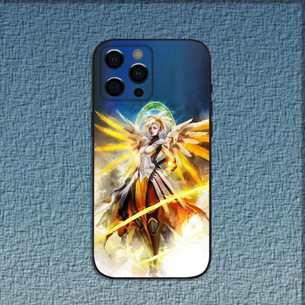 Game O-Overwatch Phone Case For iPhone 16,15,14,13,12,11,Pro,X,XS,Max,XR,Plus,Mini Soft Black Cover