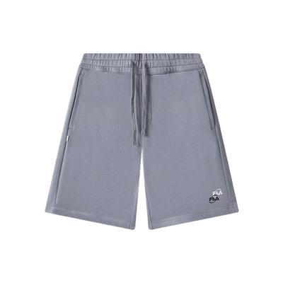 American Series Solid Color Casual Knit Shorts Men Shorts Brick-Gray F11M329607FDY
