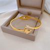 European And American Butterfly Bracelet Minimalist Retro Fashion Stainless Steel Bracelet