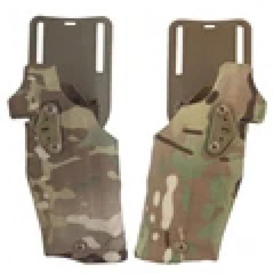 Tactical Holster for SIG P320 M17/M18, MK-17 Airsoft Pistol Case, Double Safety Lock, Equipped With Belt Drop Leg Platform & QLS System