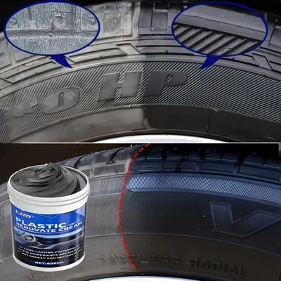 Cire de réparation d'intérieur automobile, adaptée aux tableaux de bord, pièces en plastique, etc., avec un effet brillant et une application facile crysta