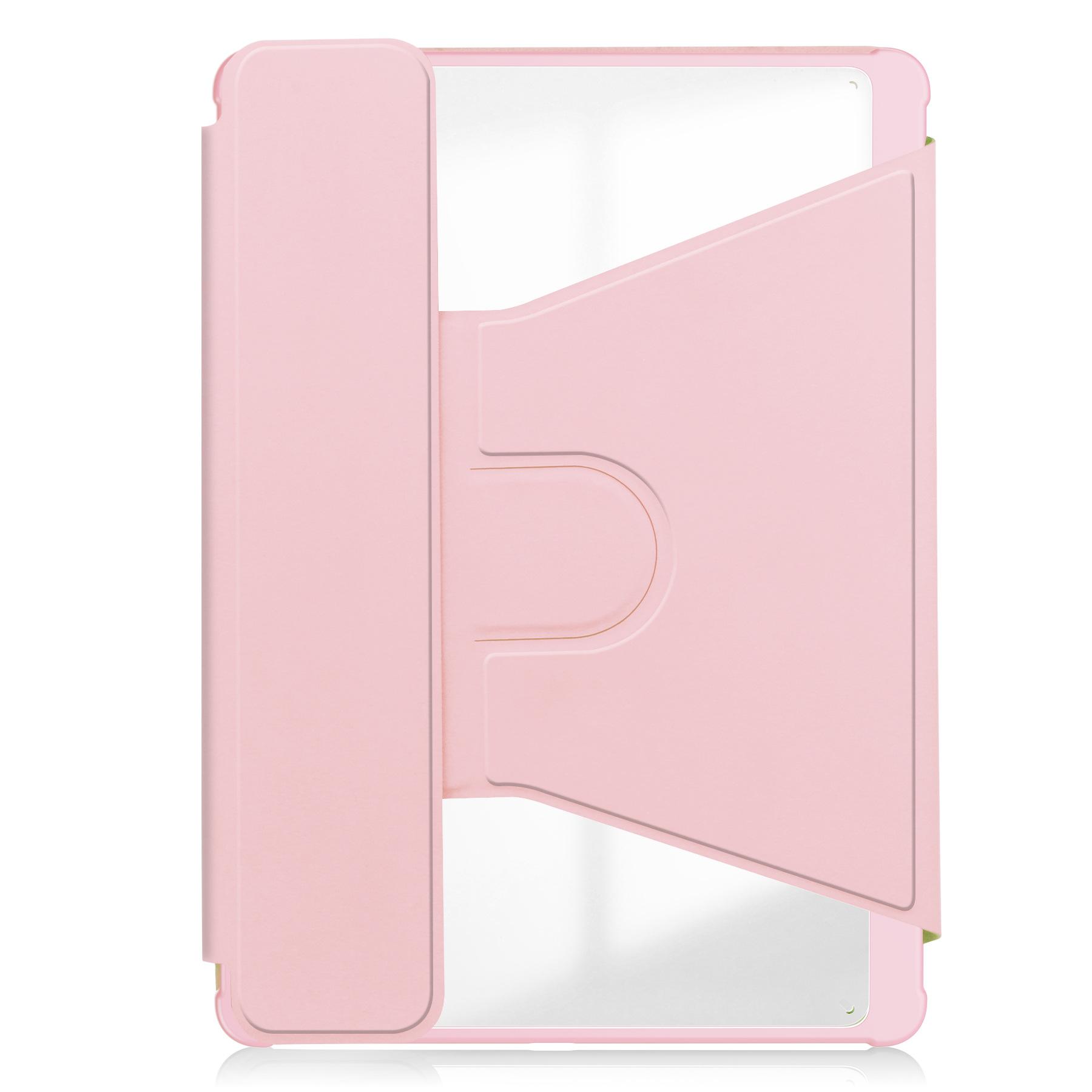 Tablet Case For iPad Air 11 (M2/M3) Rotating Acrylic with Pen Slot For ipad air11 розовый