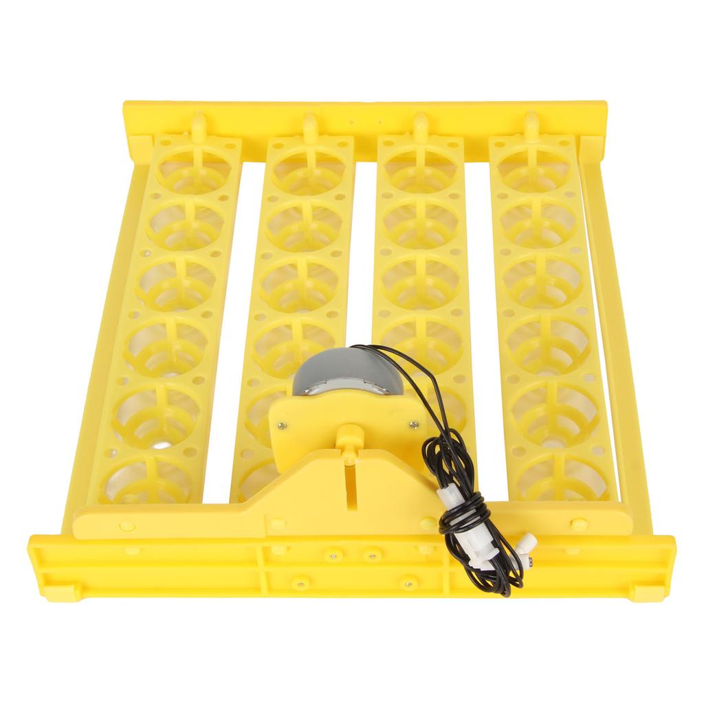 Egg Turning Tray Professional 24 Eggs Capacity Efficient Quiet Egg Incubation Tray for Duck Chicken Peacock Goose AC12V