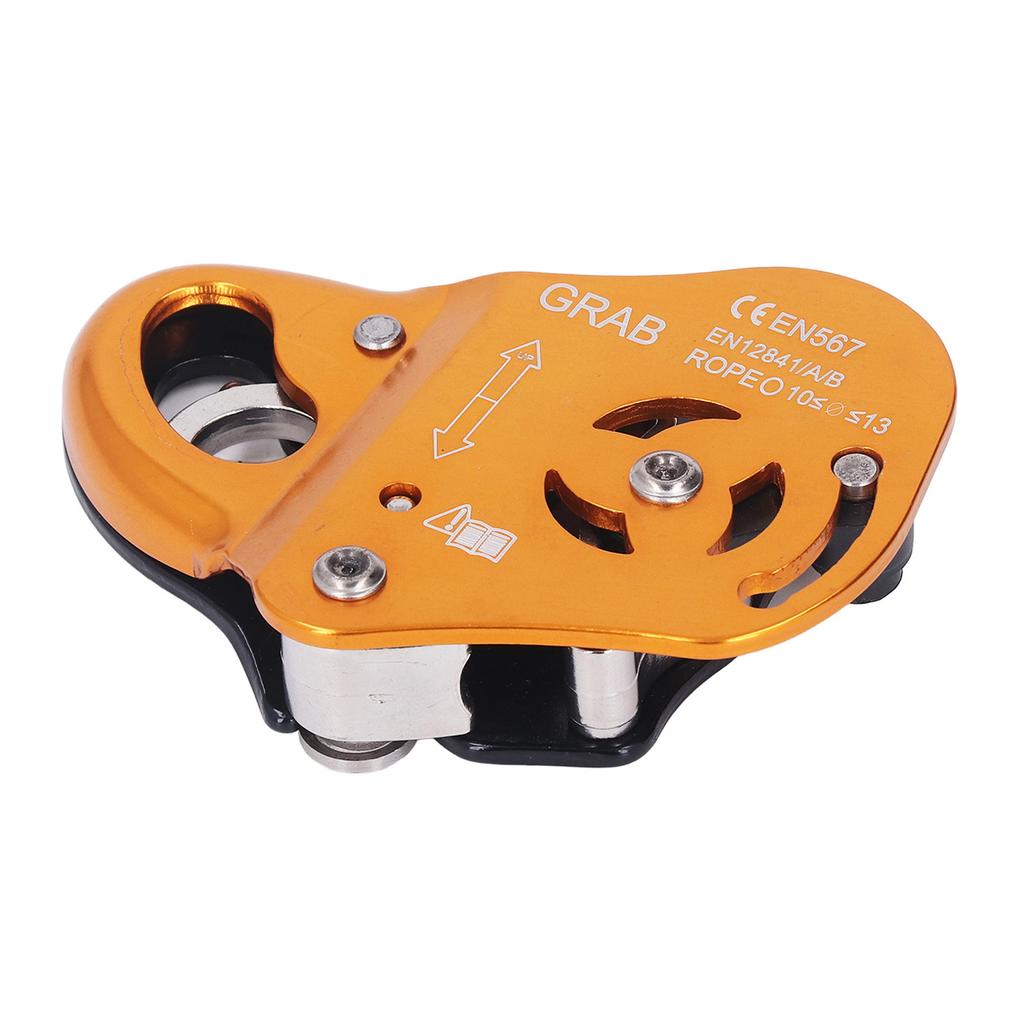 Outdoor Mountaineering Movable Rope Grabber Climbing Self Locking Fall Arrester Descending Protector