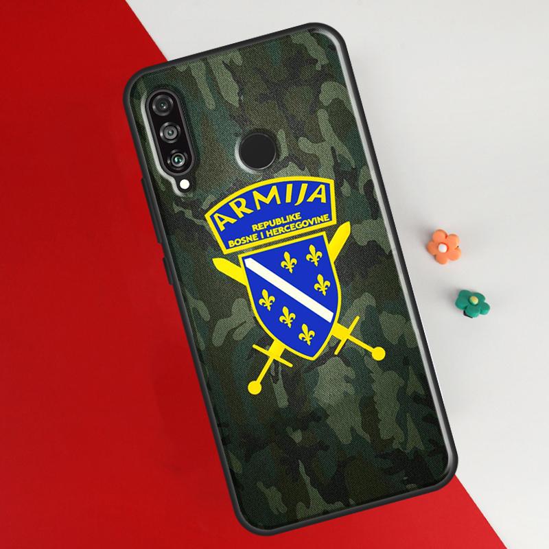 Bosnien und Herzegowina Flagge Fall Für Honor 50 8X 9X 10i Abdeckung Für Huawei P30 P40 Lite P50 P20 Pro P Smart 2019 Nova 5T